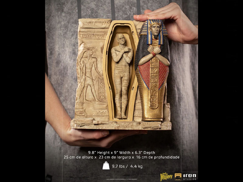 Iron Studios Universal Monsters The Mummy Art Scale 1/10 Scale Deluxe Polystone Statue